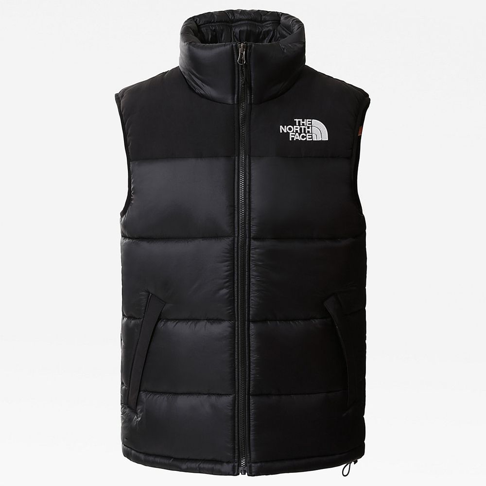 The North Face Puffer Jacket Mens Australia - The North Face Himalayan Insulated Gilet Black (XZD-46